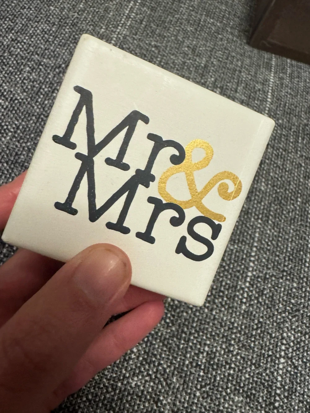 Countdown Blocks - White and Gold